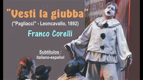 Vesti la giubba From Pagliacci: An aria that blends haunting melancholy and fierce comedic power